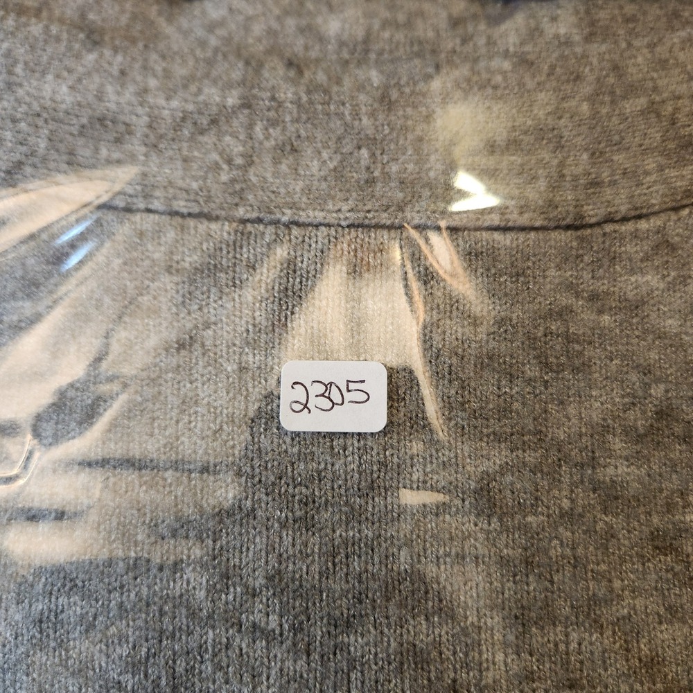 Anthropologie Sweater Women XS Gray Excellent Boatneck Side Button Knit Pullover - Picture 12 of 12